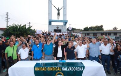 UNIDAD SINDICAL SALVADOREÑA DEMOSTRARÁ SU PODER DE CONVOCATORIA EL 1 DE MAYO.